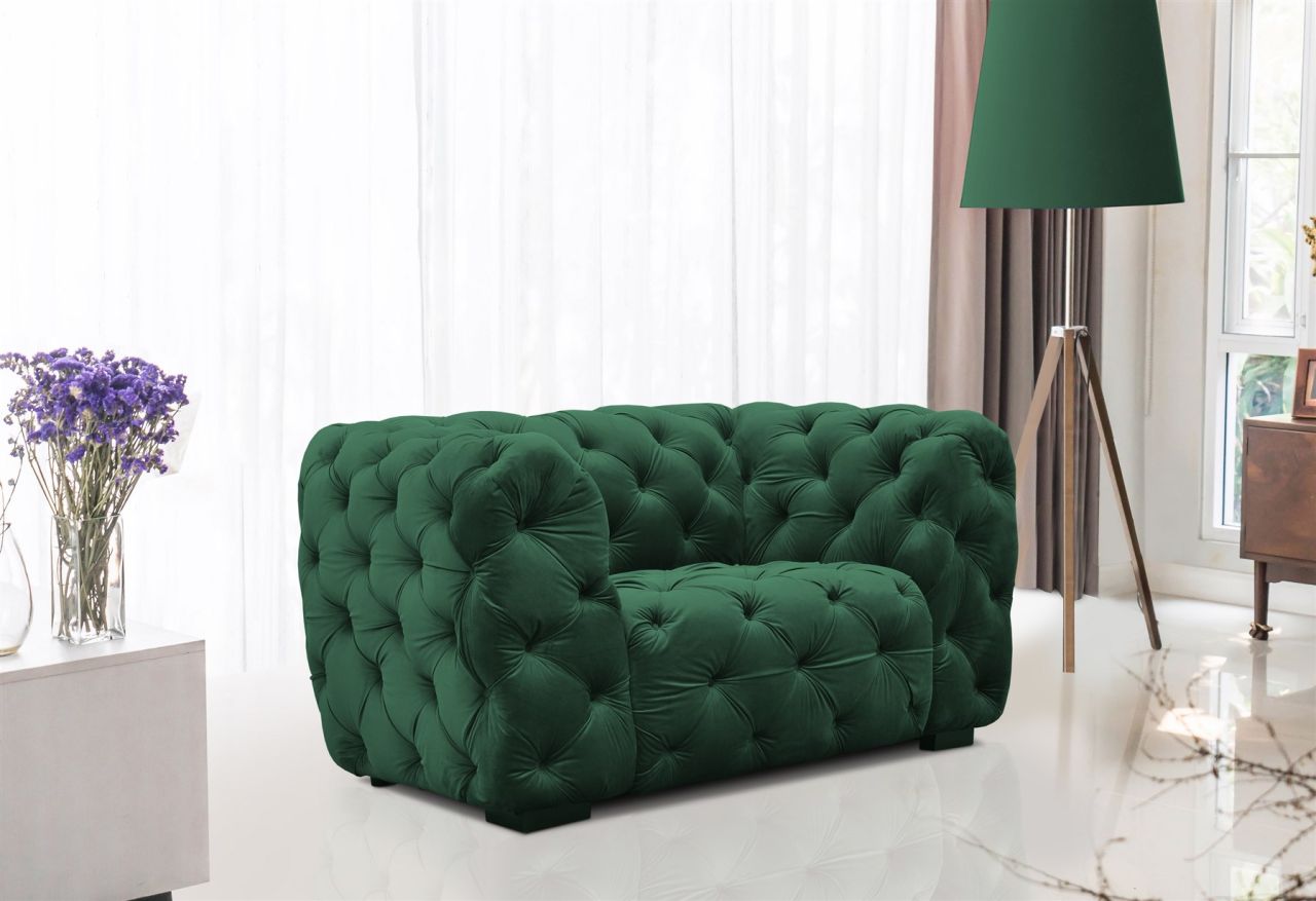 Sessel ersessel NATALIE in Stoff Riviera Grün