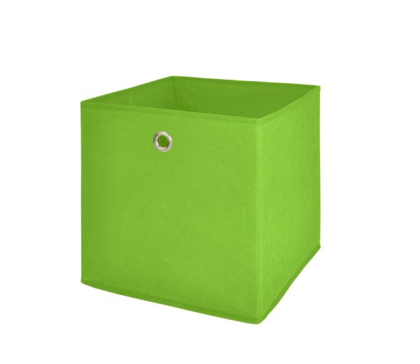 Faltbox Box Stoffbox- Delta - Größe: 32 x 32 cm / 3er Set - Grün