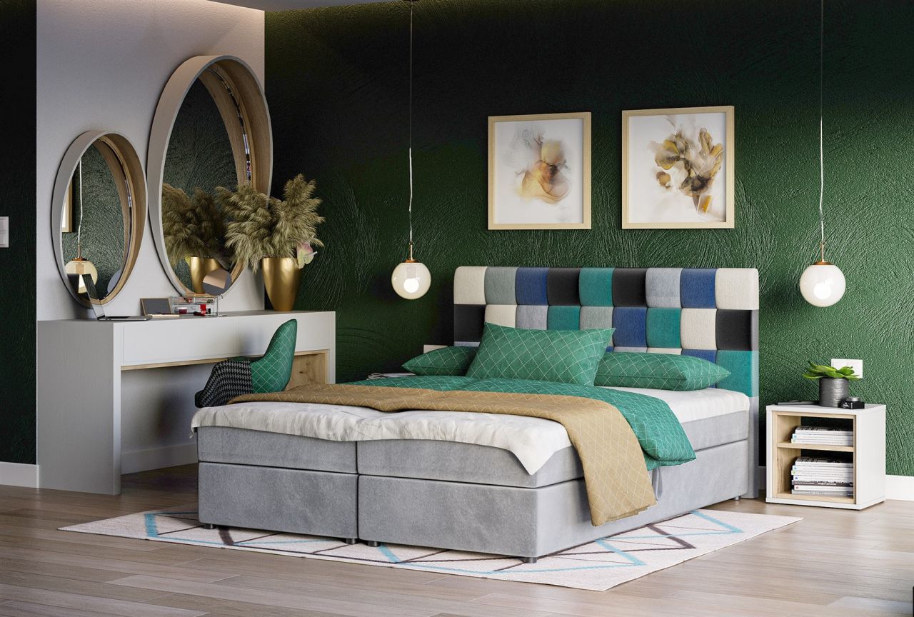 Boxspringbett Schlafzimmerbett RAINBOW 140x200cm Variante Nr.1