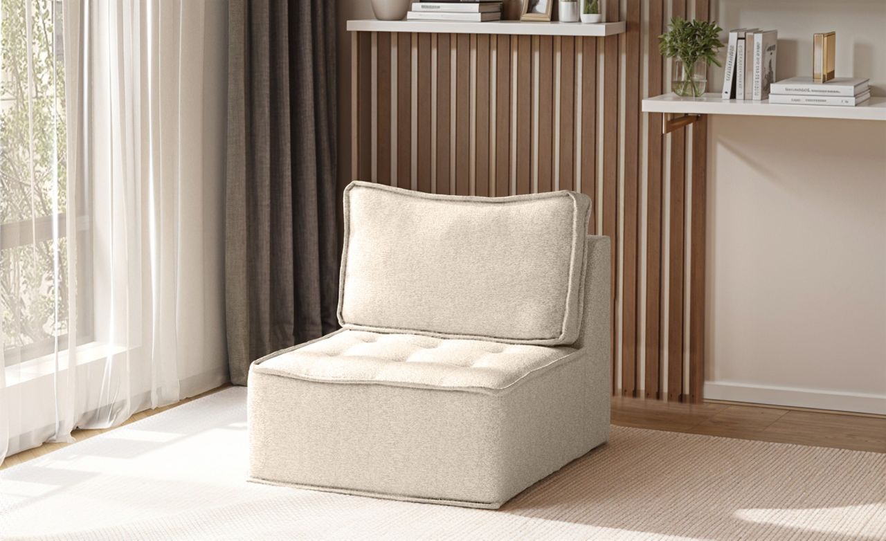 Sessel ersessel SANDE XS Stoff Raven Creme