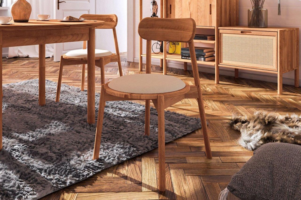Esszimmerstühle Massivholzstühle SAGA 6er-Set Buche Massivholz