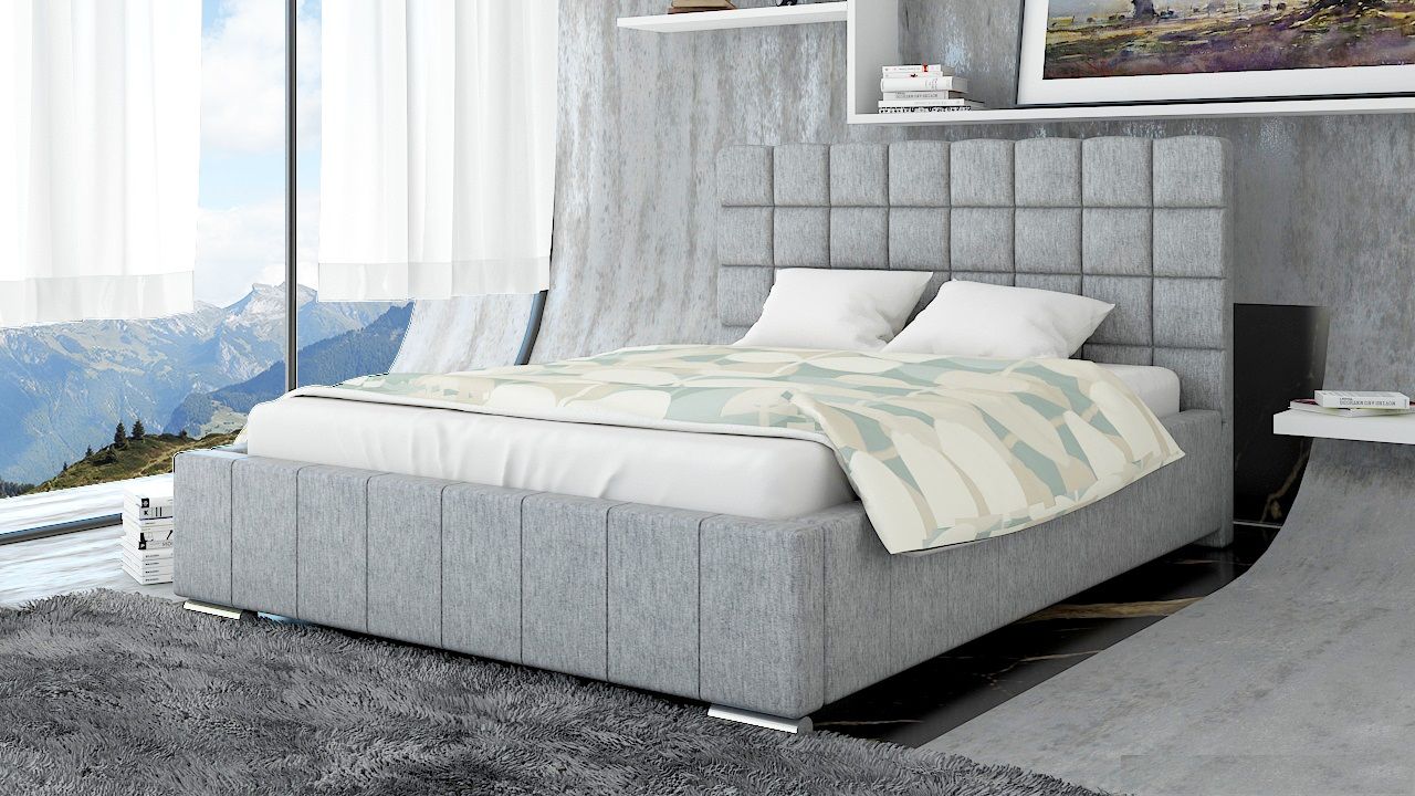 Polsterbett Bett Doppelbett MATTEO L 140x200cm inkl.Lattenrost