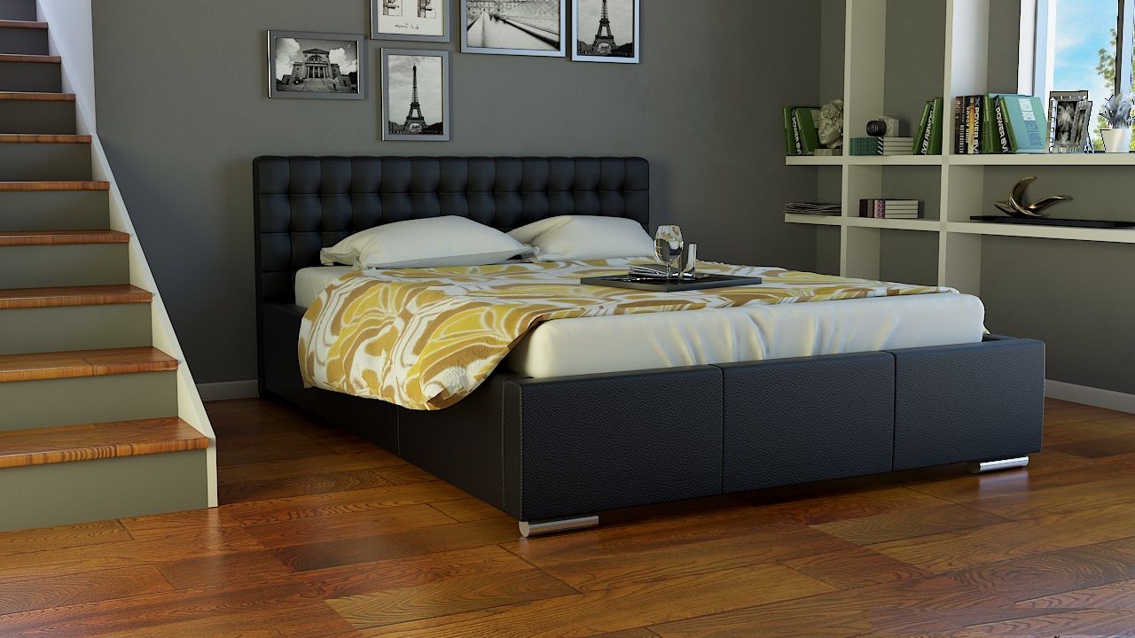 Polsterbett Bett Doppelbett DAMASO XS 160x200cm inkl.Lattenrost
