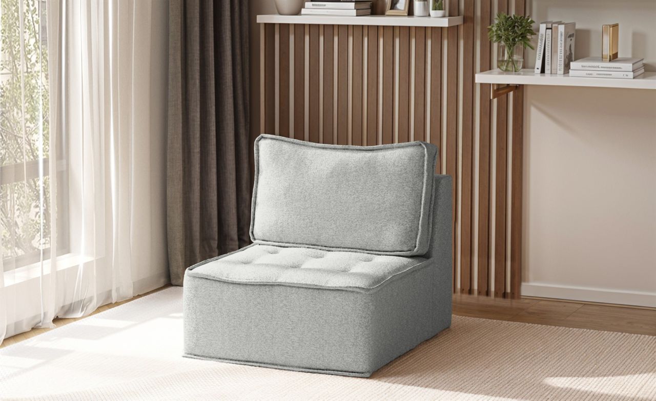 Sessel ersessel SANDE XS Stoff Alpine Hellgrau