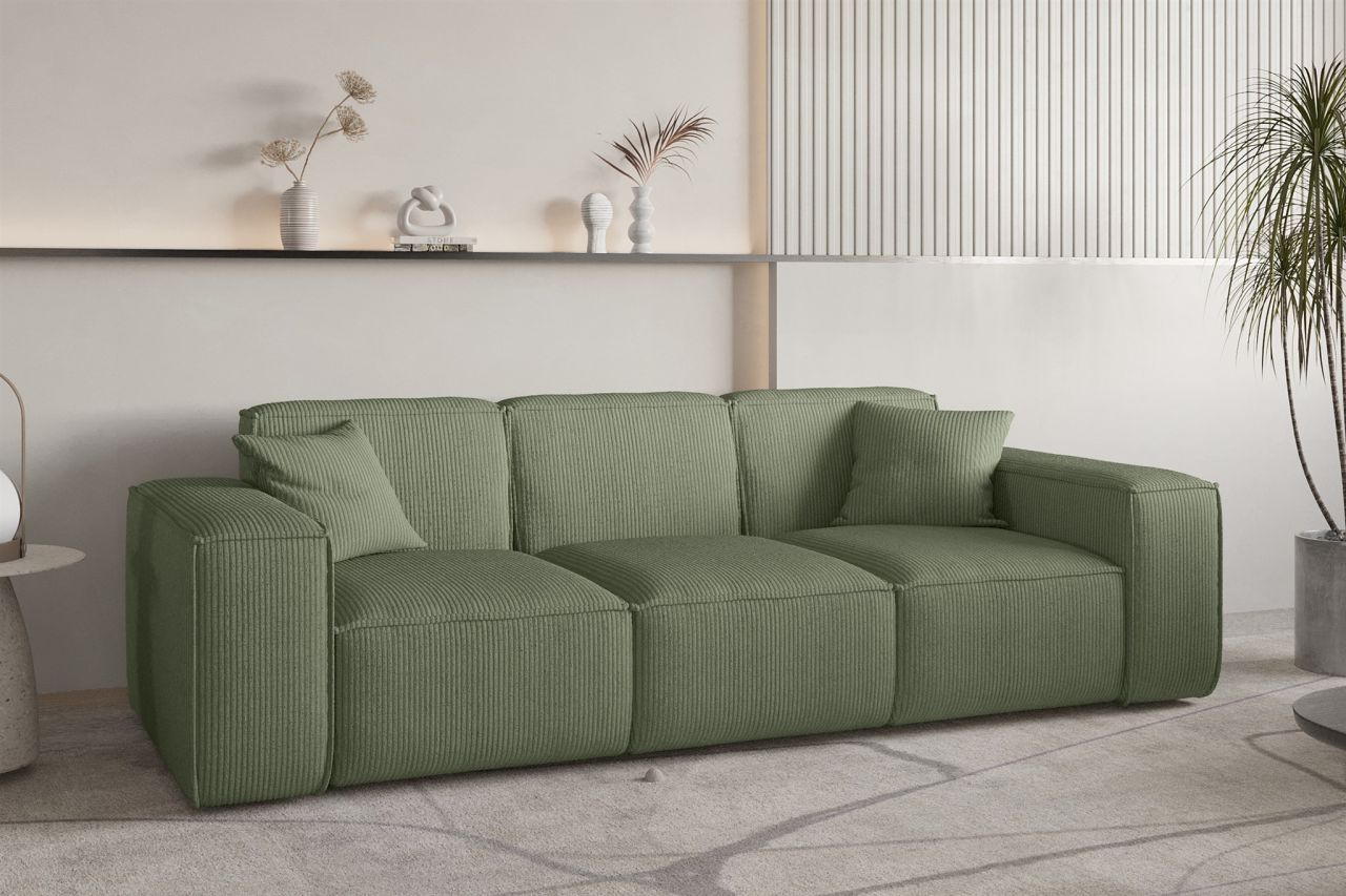 Sofa ersofa CELES PREMIUM 3-Sitzer in Stoff Scala Forest