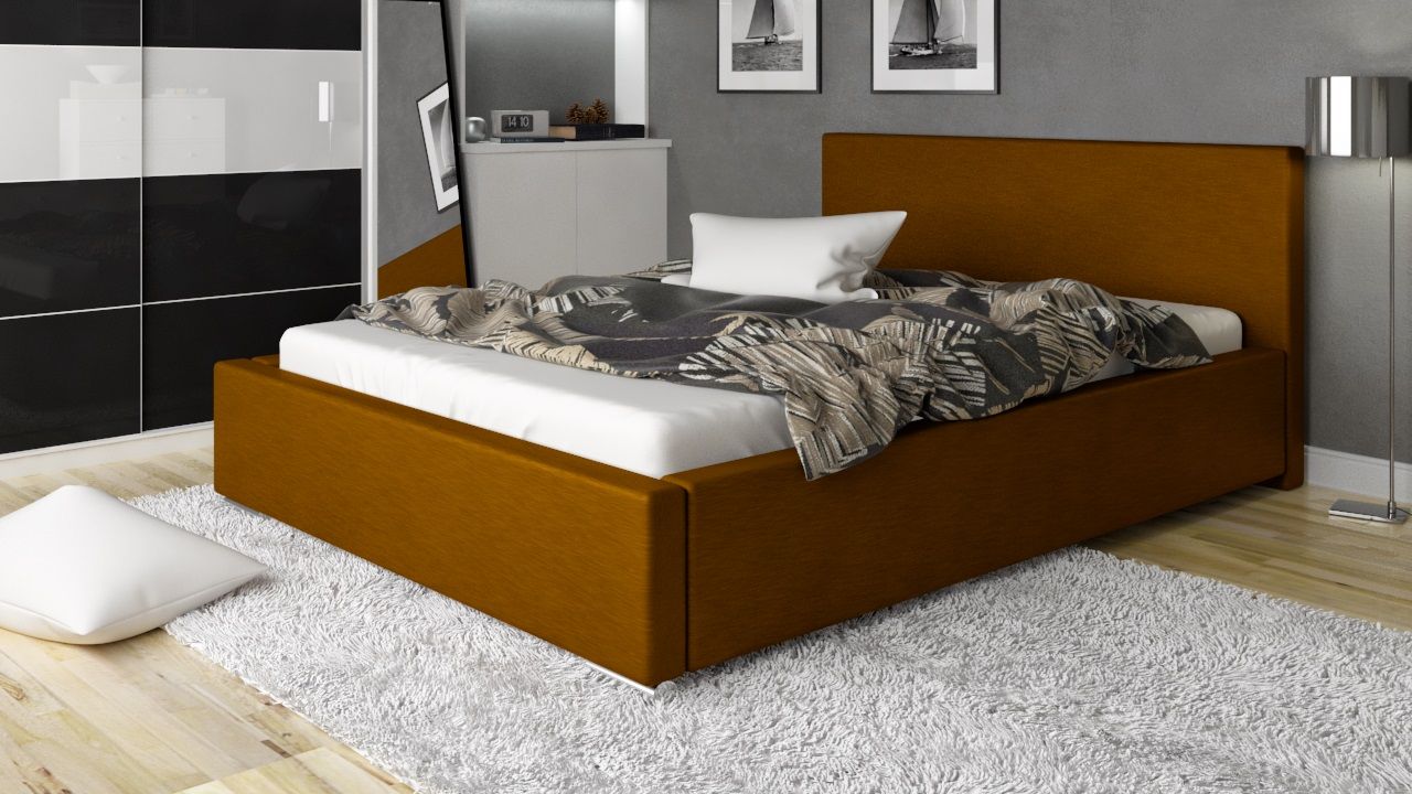 Polsterbett Bett Doppelbett NELIO XS 140x200cm inkl.Lattenrost