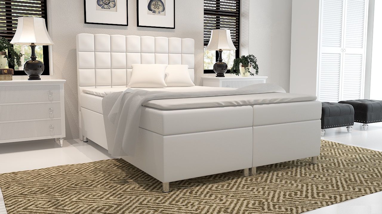 Boxspringbett Schlafzimmerbett ALANO 160x200cm inkl.Bettkasten