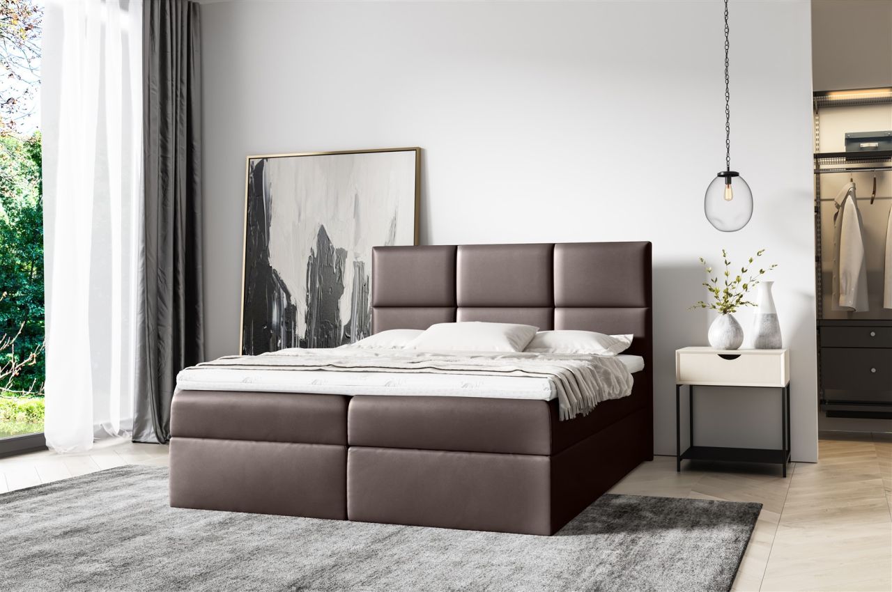 Boxspringbett Schlafzimmerbett OLIVIA 120x200cm in div. Farbvarianten