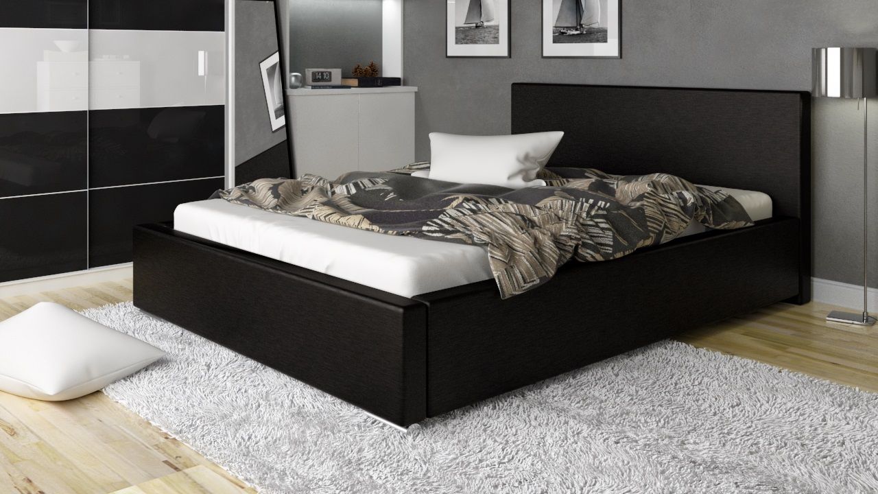 Polsterbett Bett Doppelbett NELIO XS 140x200cm inkl.Lattenrost