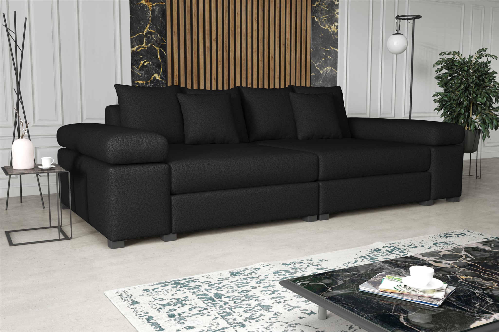 Big Sofa Schwarz