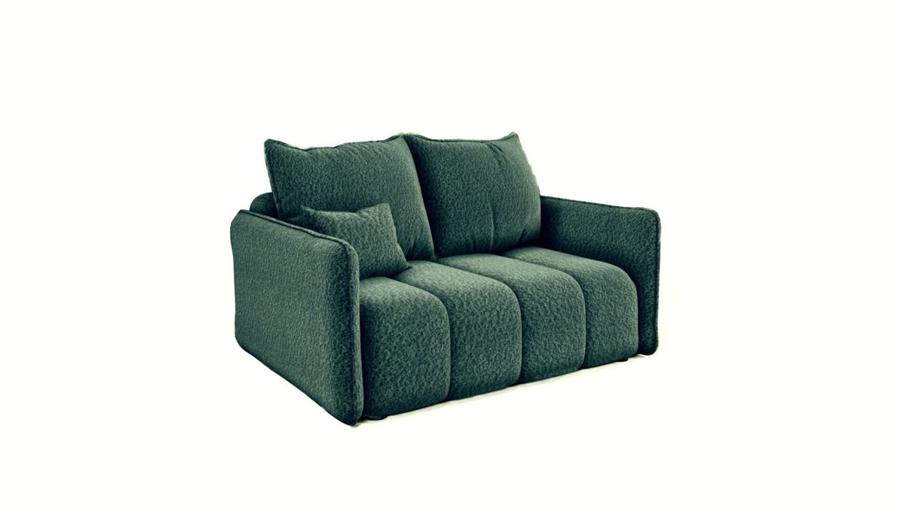 Sofa ersofa 2-Sitzer MORGANO Stoff Abriamo Dunkelgrün