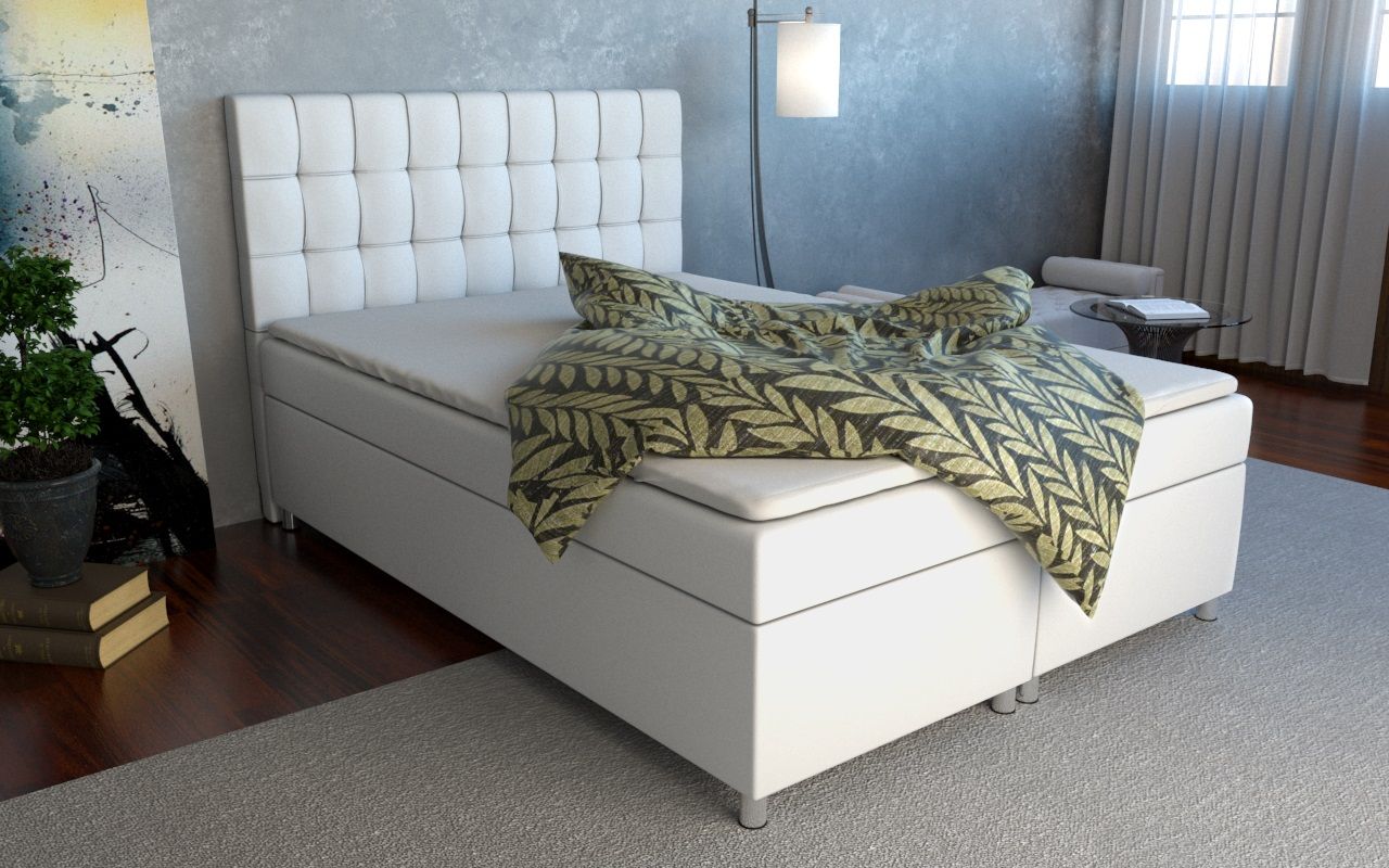 Boxspringbett Schlafzimmerbett KIANO 160x200cm inkl.Bettkasten