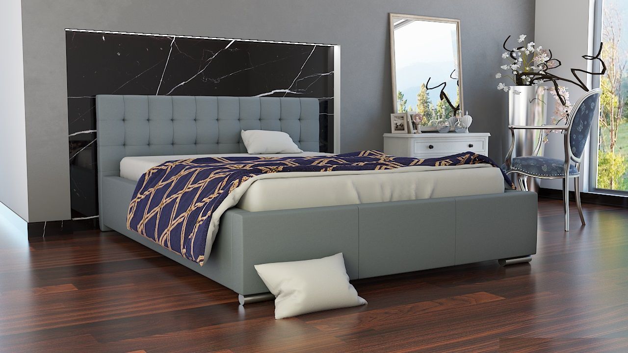 Polsterbett Bett Doppelbett MANILO XS 160x200cm inkl.Lattenrost
