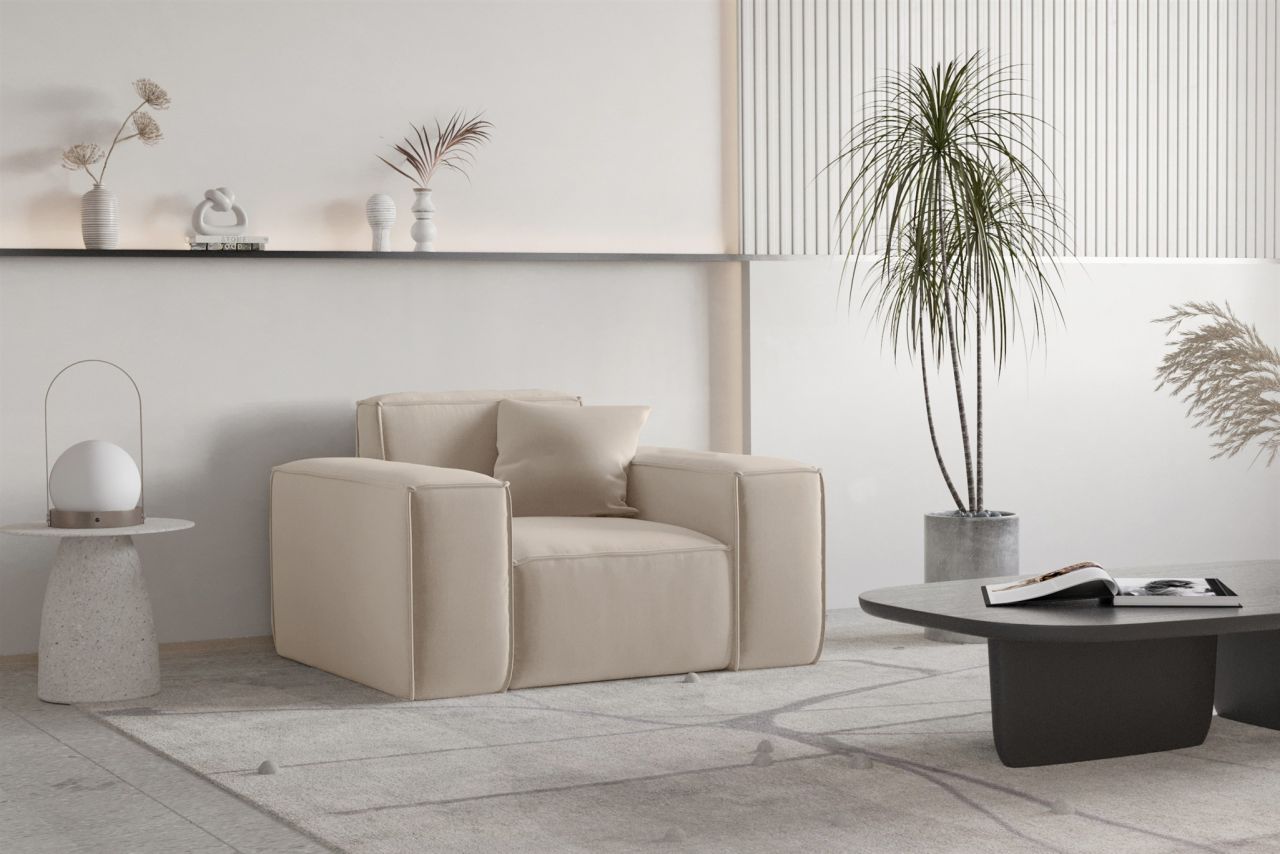 Sessel ersessel CELES PREMIUM in Stoff Opera Velvet Sand