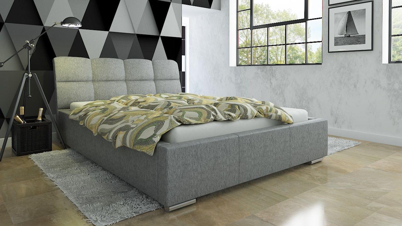 Polsterbett Bett Doppelbett CATELLO XS 160x200cm inkl.Lattenrost