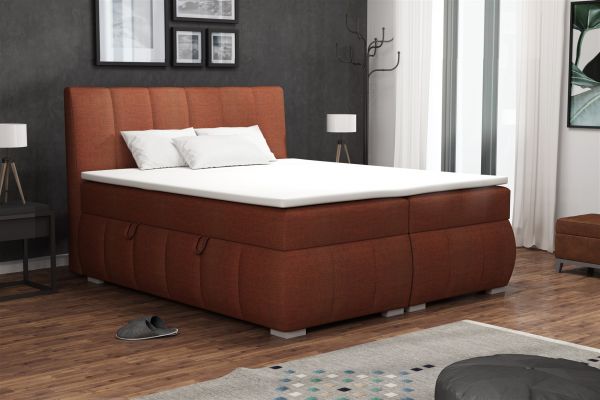 Boxspringbett Schlafzimmerbett VINCENZA 160x200cm inkl. Bettkasten