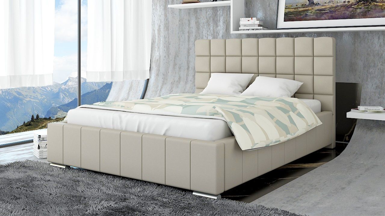 Polsterbett Bett Doppelbett MATTEO XS 160x200cm inkl.Lattenrost