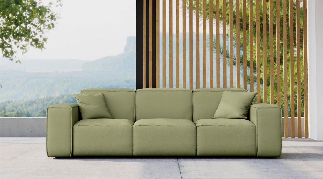 Gartensofa Loungesofa Sofa 3-Sitzer SUMMER wetterfester Stoff NXL Lima