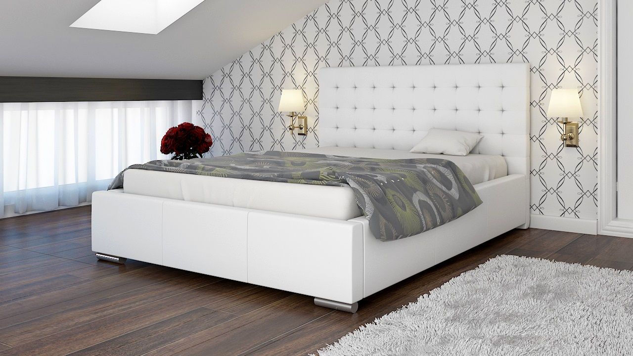Polsterbett Bett Doppelbett MANILO L 160x200cm inkl.Lattenrost