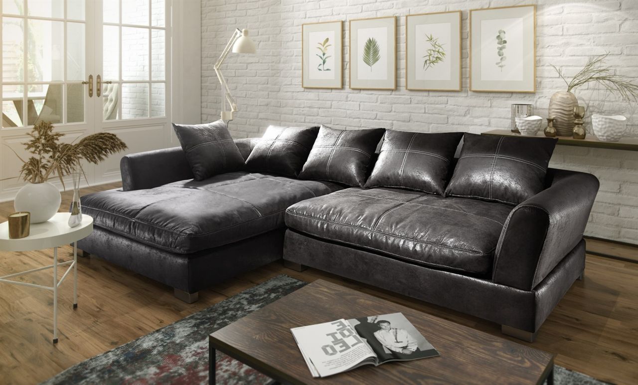 Couchgarnitur TIZIAN in diversen Stoff und Farbvarianten/ Otto.. Links